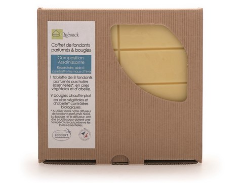 Fondants aux huiles essentielles assainissantes Fondants de cire parfumé contrôlé biologique