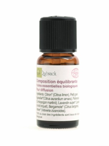 Composition Équilibrante Huiles essentielles contrôlées biologiques 