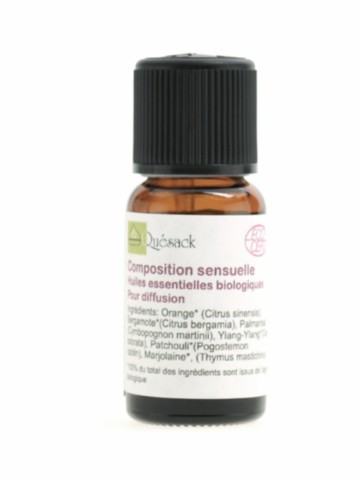 Composition sensuelle Huiles essentielles contrôlées biologiques 