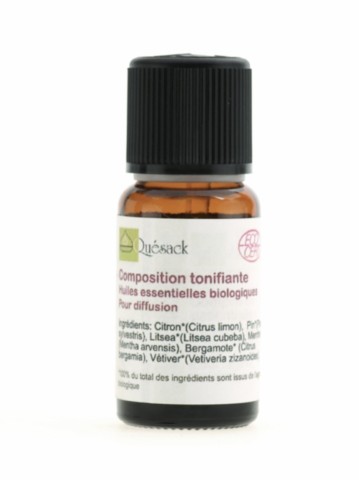 Composition Tonifiante Huiles essentielles contrôlées biologiques 
