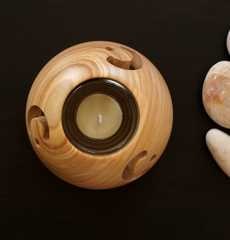 Diffuseur photophore vue de dessus Diffuseur photophore vue de dessus