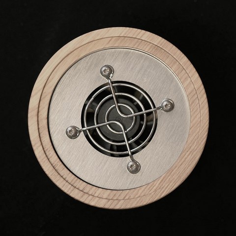 Diffuseur alizé vue de dessus Diffuseur par ventilation modèle Alizé vue de dessus