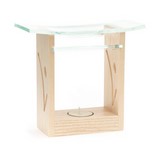 Diffuseur d'huile essentielle et pour fondant parfumé modèle Naos coloris naturel